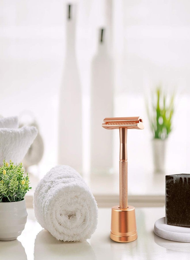 Bambaw Pink Safety Razor Stand | Razor Holder Stand | Shaver Holder Stand does not fit all Safety Razors | Double Edge Razor Stand | Straight Razor Stand | Razor Holders | Single Razor Stand - Image 4